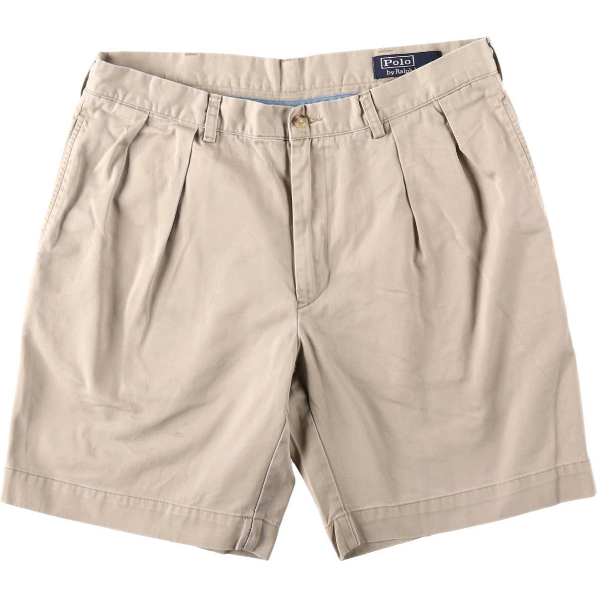 古着 ラルフローレン Ralph Lauren POLO by Ralph Lauren CLASSIC FIT PLEATED 9'' ツータック チノショーツ ショートパンツ メンズw35相当/eaa653480 古着 ラルフローレン Ralph Lauren POLO by Ralph Lauren CLASSIC FIT