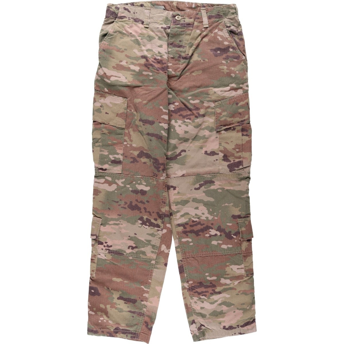古着 米軍実品 迷彩柄 マルチカムカモ リップストップ ミリタリー カーゴパンツ コンバットパンツ USA製 MEDIUM-REGULAR メンズw35相当 /eaa577688 古着 米軍実品 迷彩柄 マルチカムカモ リップストップ ミリタリー