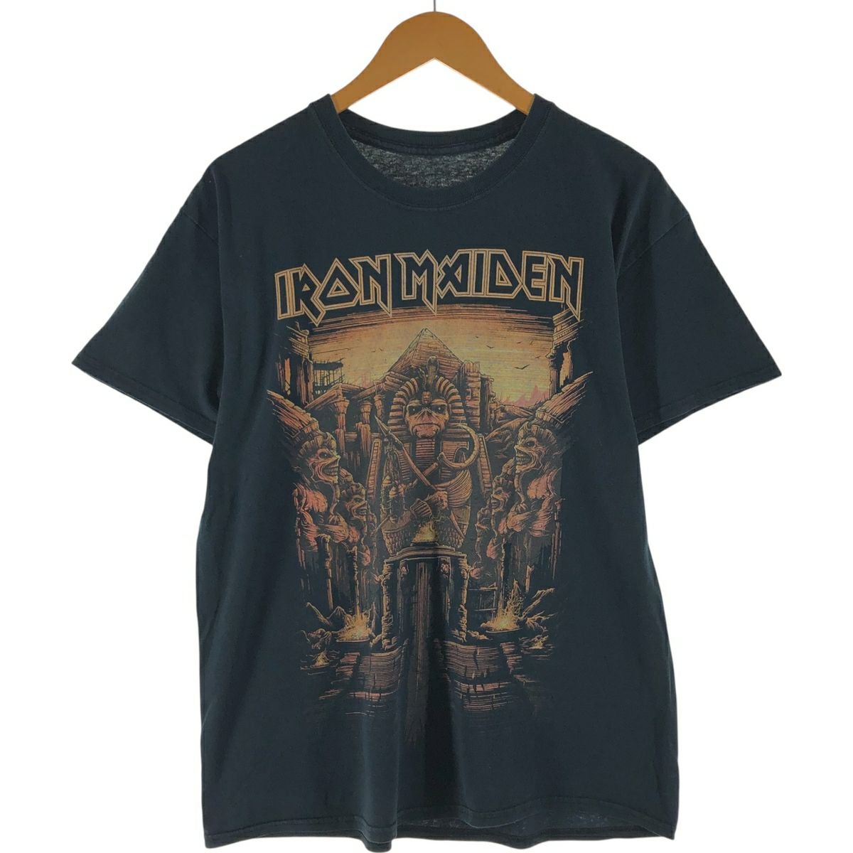 古着 グローバル global IRON MAIDEN アイアンメイデン バンドTシャツ
