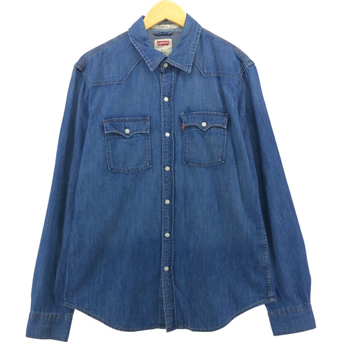 古着 リーバイス Levis RED TAB 長袖 デニムシャツ メンズL相当