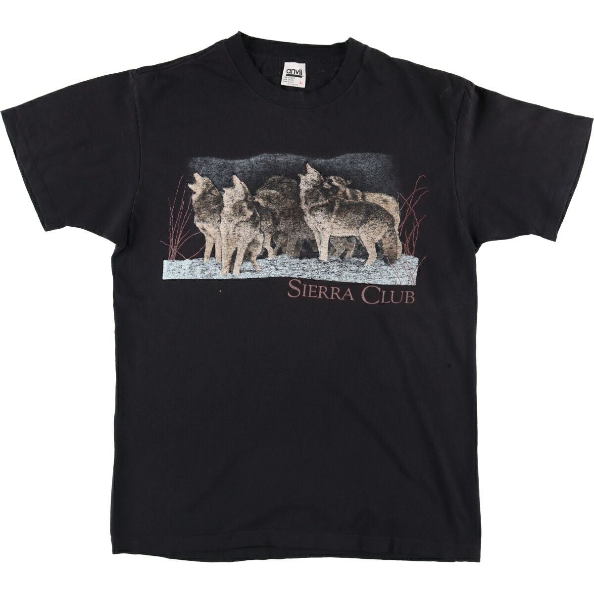 90s anvil アニマルtシャツ Tシャツ Lサイズ シングルステッチ