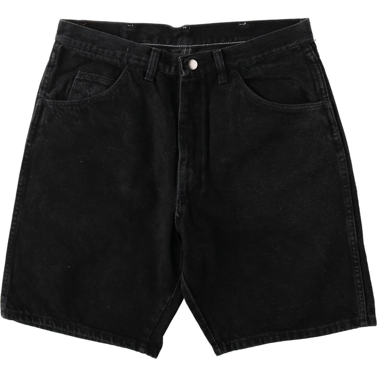 古着 ラングラー Wrangler ブラックデニムショーツ ショートパンツ USA