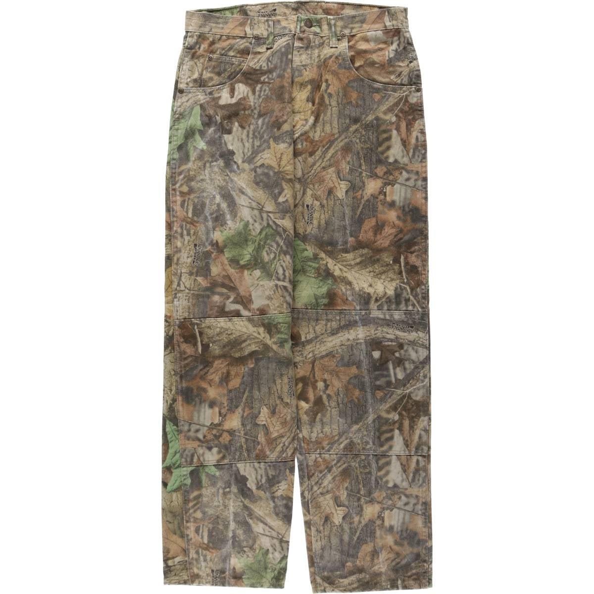 古着 ラングラー Wrangler 迷彩柄 リアルツリーカモ テーパードデニム