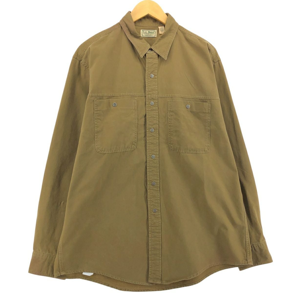 古着 ～90年代 エルエルビーン L.L.Bean 半袖 コットンシャツ カナダ製