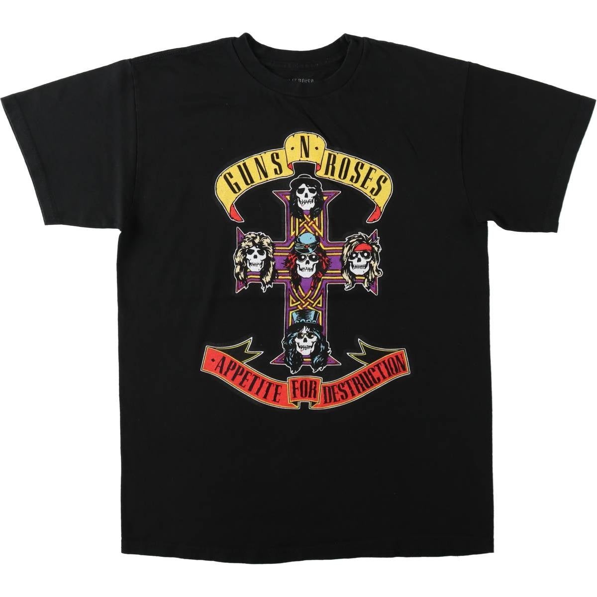 古着 Demon Night Guns N Roses ガンズアンドローゼズ ドクロ柄 スカル