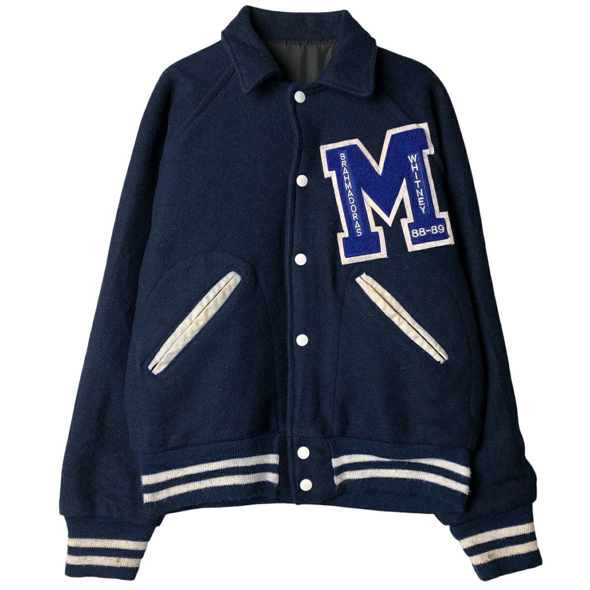 古着 90年代 Richard A. Leslie Birdie 中綿入り スタジャン アワード