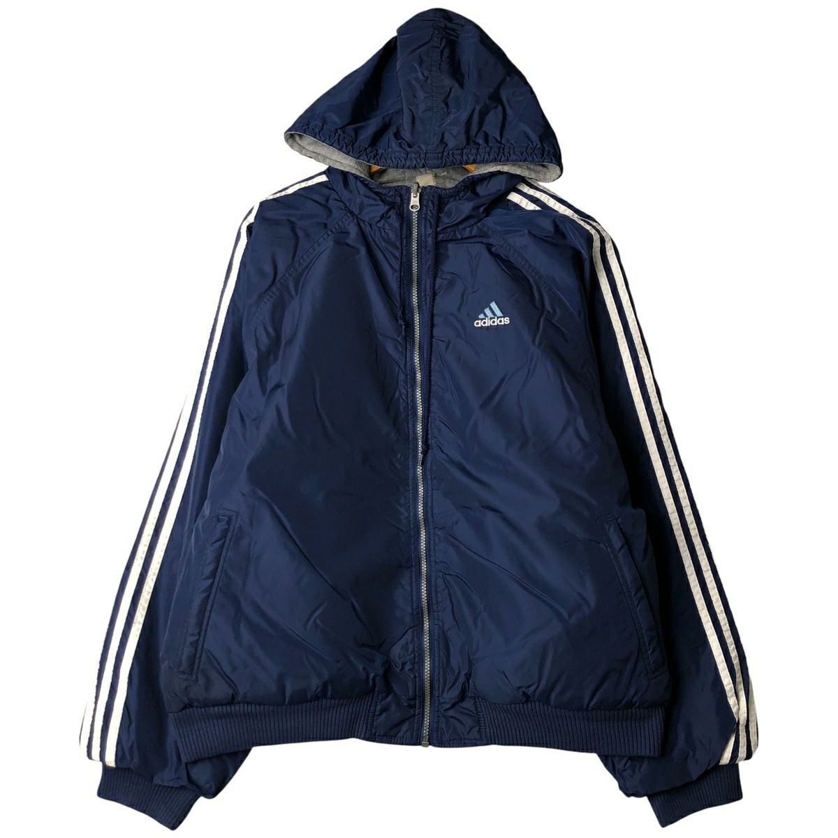 古着 90～00年代 アディダス adidas リバーシブル バックロゴ 中綿