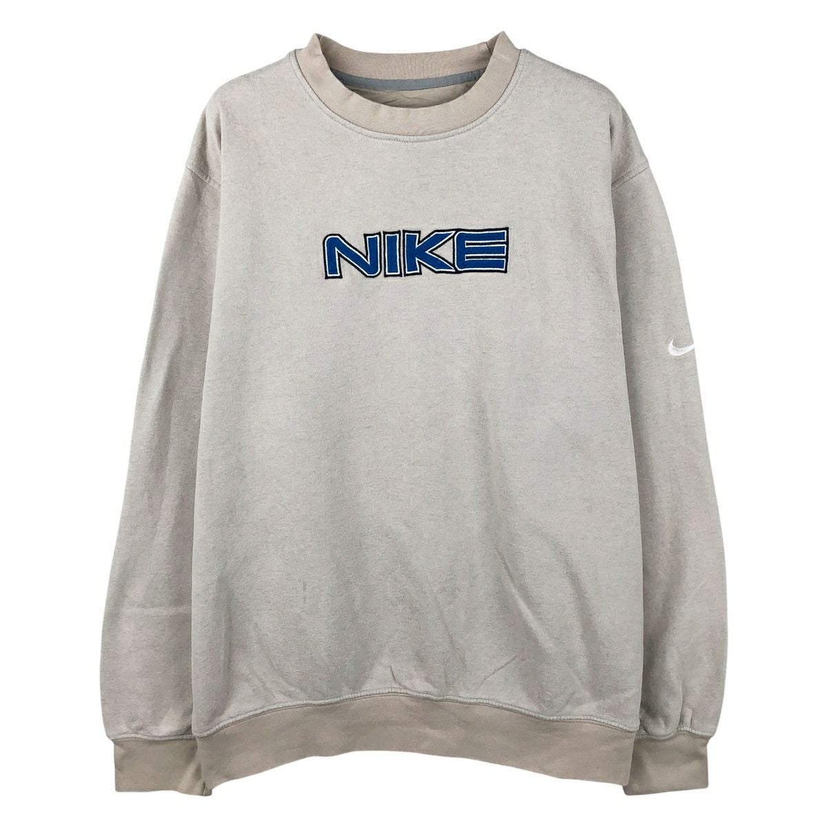 古着 80年代 ナイキ NIKE 紺タグ ハーフボタン スウェットシャツ