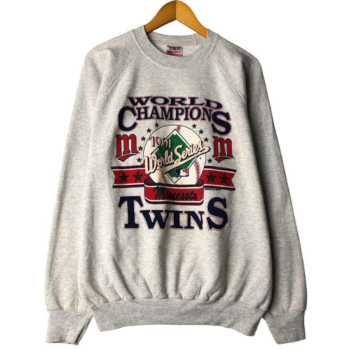 古着 90年代 SALEM MLB ATLANTA BRAVES アトランタブレーブス MLB CLEVELAND INDIANS クリーブランドインディアンス WORLD SERIES プリントスウェットシャツ トレーナー USA製 メンズXL相当 ヴィンテージ/eaa612217 古着 90年代 SALEM MLB ATLANTA BRAVES アトランタブレーブス MLB