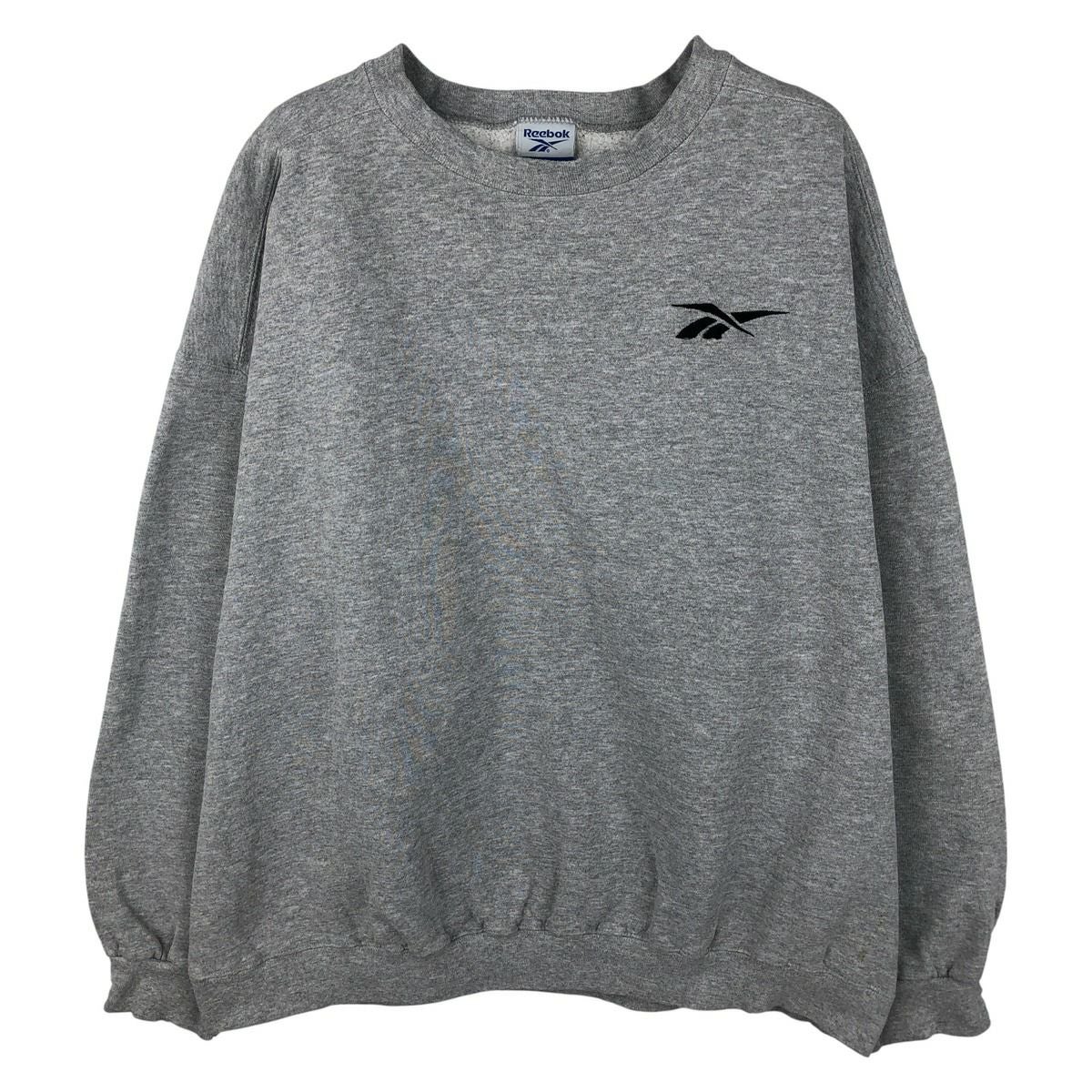 古着 90年代 リーボック Reebok ロゴスウェットシャツ トレーナー USA