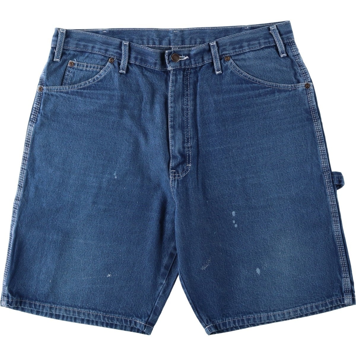 古着 ディッキーズ Dickies Loose Fit ブラックデニムショーツ ハーフ