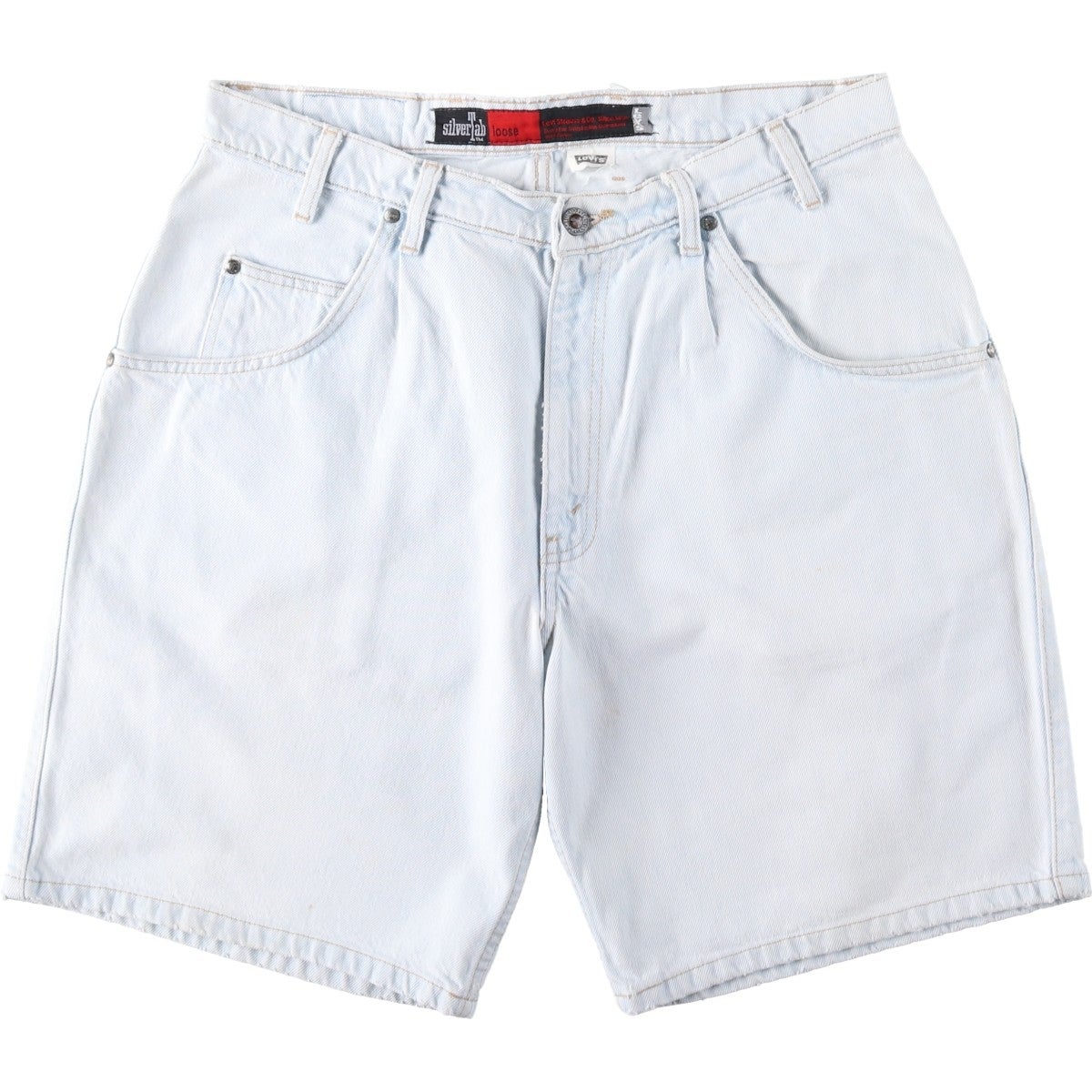 古着 00年代 リーバイス Levi's SILVER TAB シルバータブ BAGGY FIT デニムショーツ ハーフパンツ ジョーツ メンズw36相当 /eaa587960 古着 00年代 リーバイス Levis SILVER TAB シルバータブ BAGGY バギー