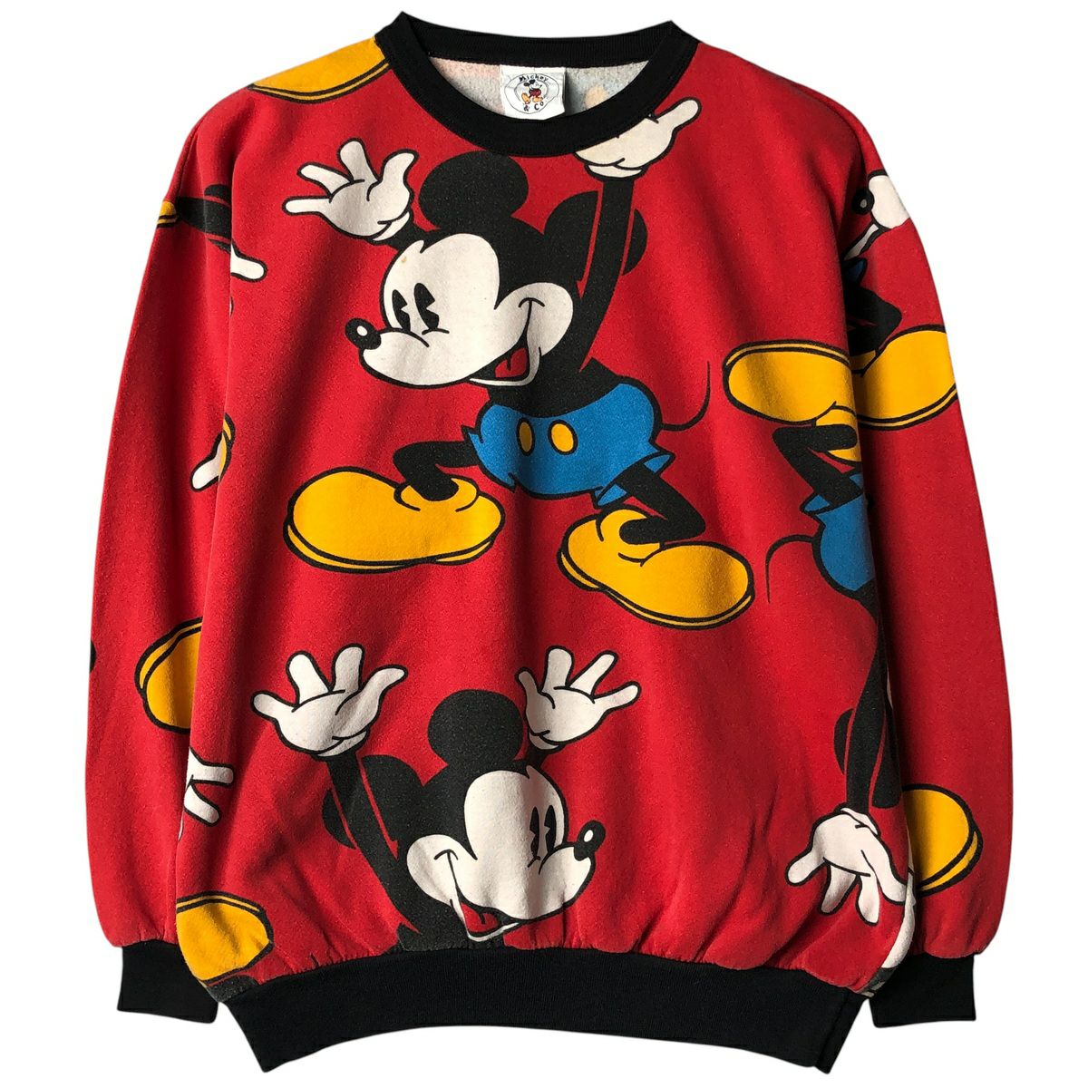 古着 90年代 MINNIE MOUSE ミニーマウス 大判プリント キャラクター