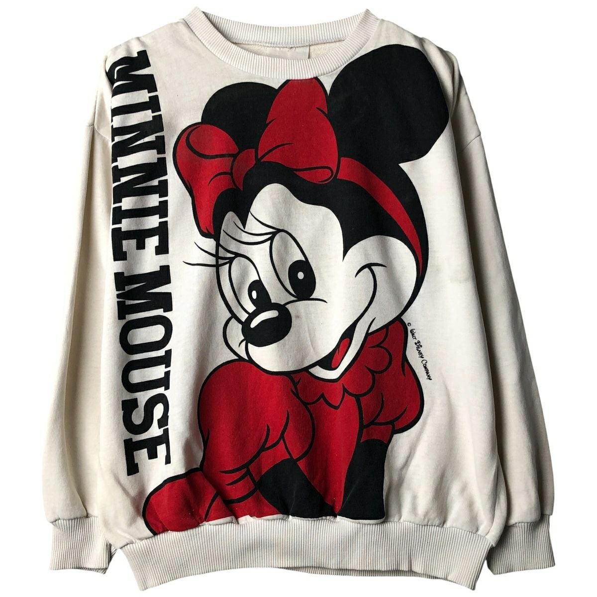 古着 90年代 MINNIE MOUSE ミニーマウス 大判プリント キャラクター
