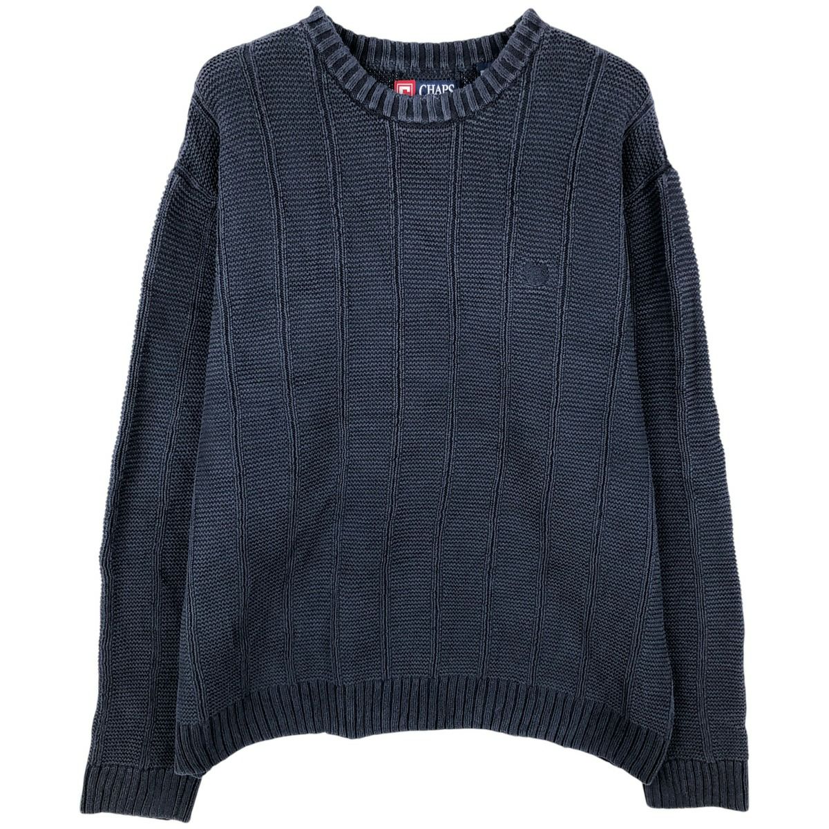 古着 ラルフローレン Ralph Lauren CHAPS チャップス Vネック コットン