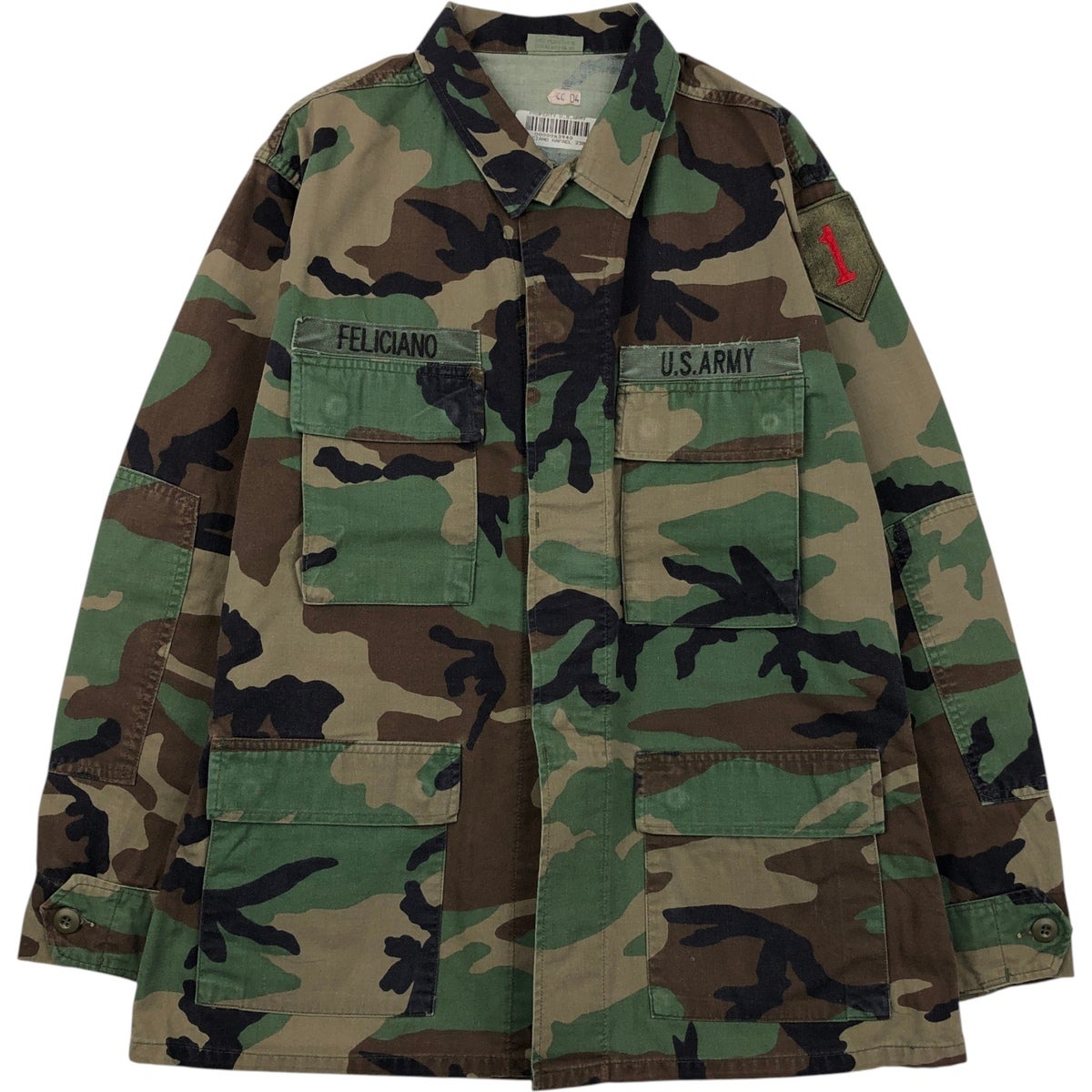 古着 90年代 米軍実品 迷彩柄 ウッドランドカモ B.D.U ミリタリー