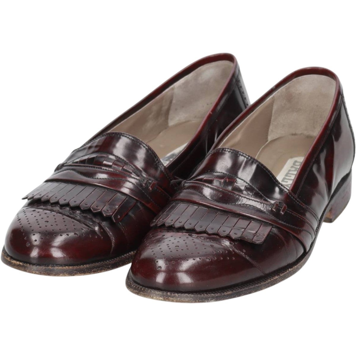 古着 バリー Bally ウイングチップシューズ 7 1/2 E メンズ25.5cm相当