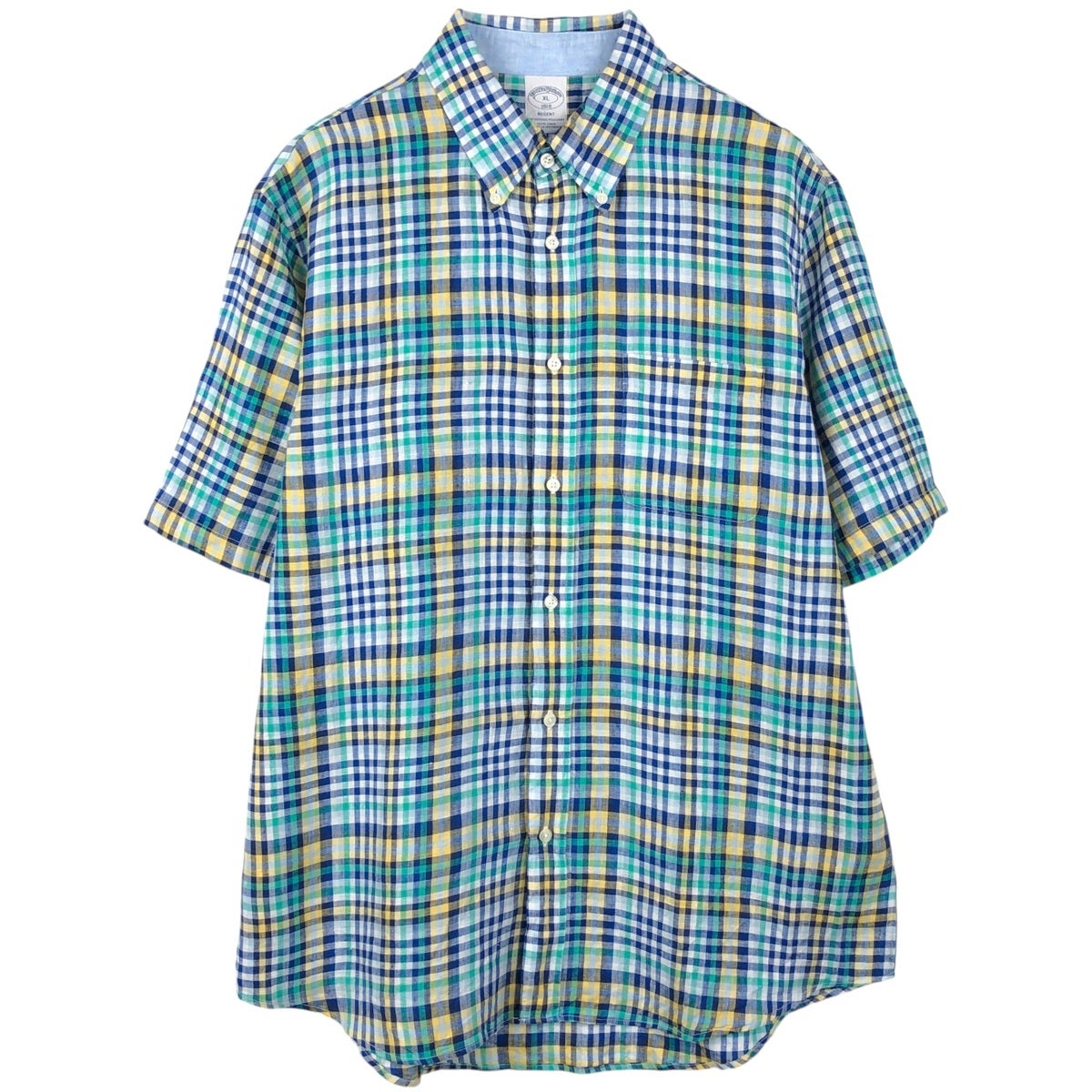 古着 ブルックスブラザーズ Brooks Brothers 1818 チェック柄 半袖