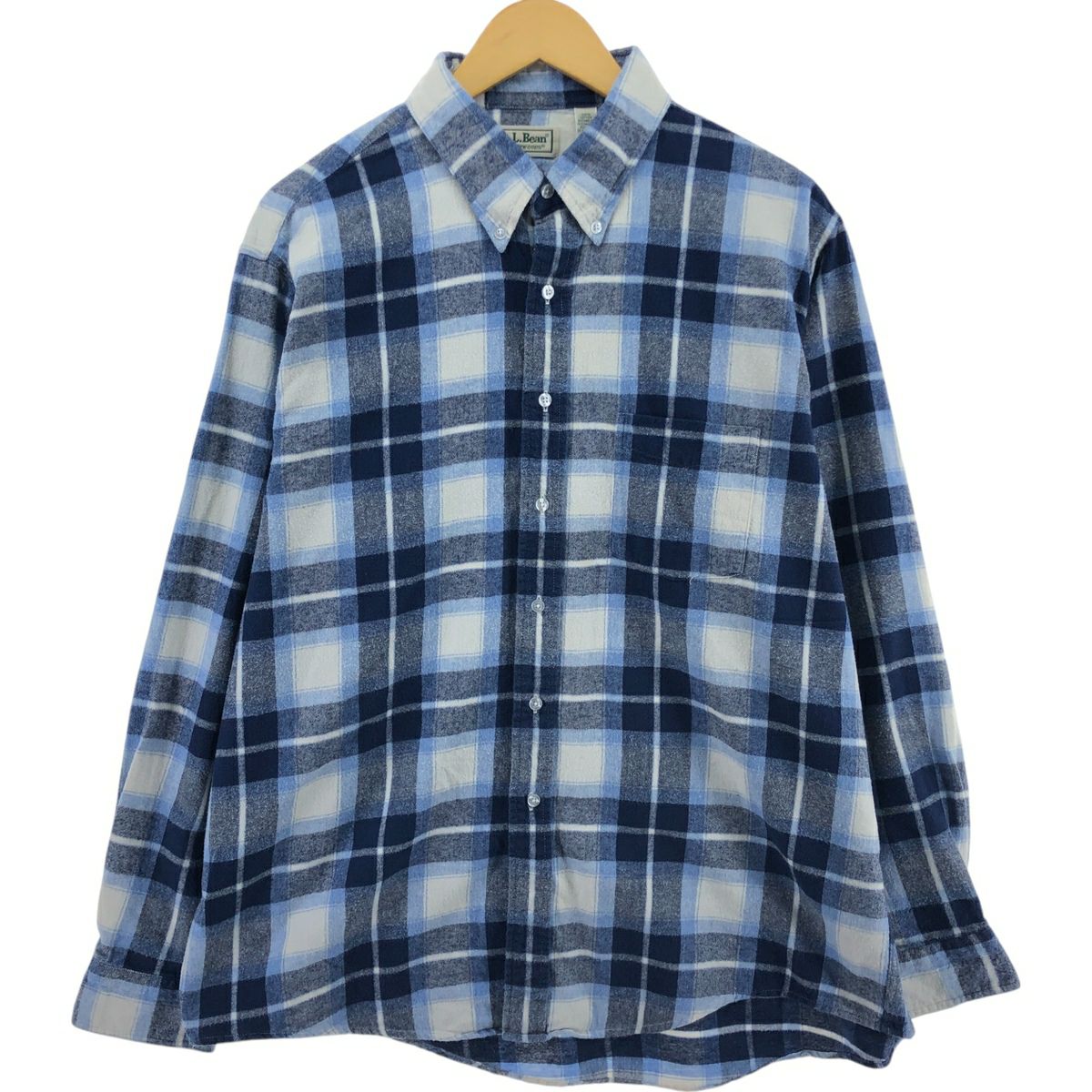 古着 80年代 エルエルビーン L.L.Bean NORTHWOODS 長袖 ボタンダウン