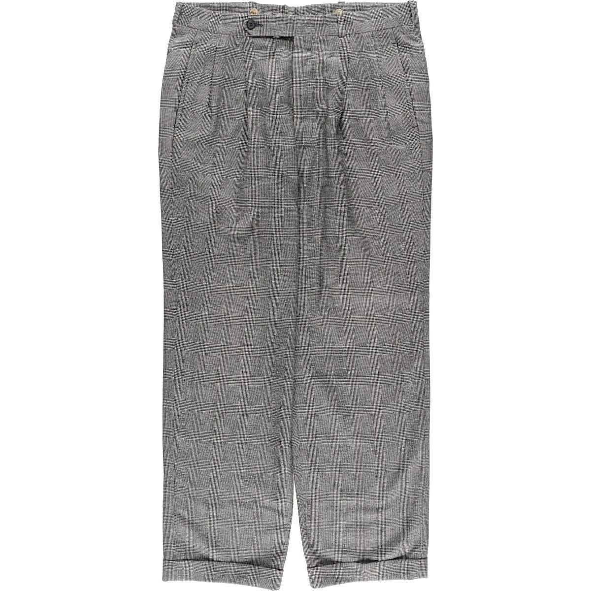 古着 ～90年代 バラクータ BARACUTA 千鳥格子柄 カラーネップ