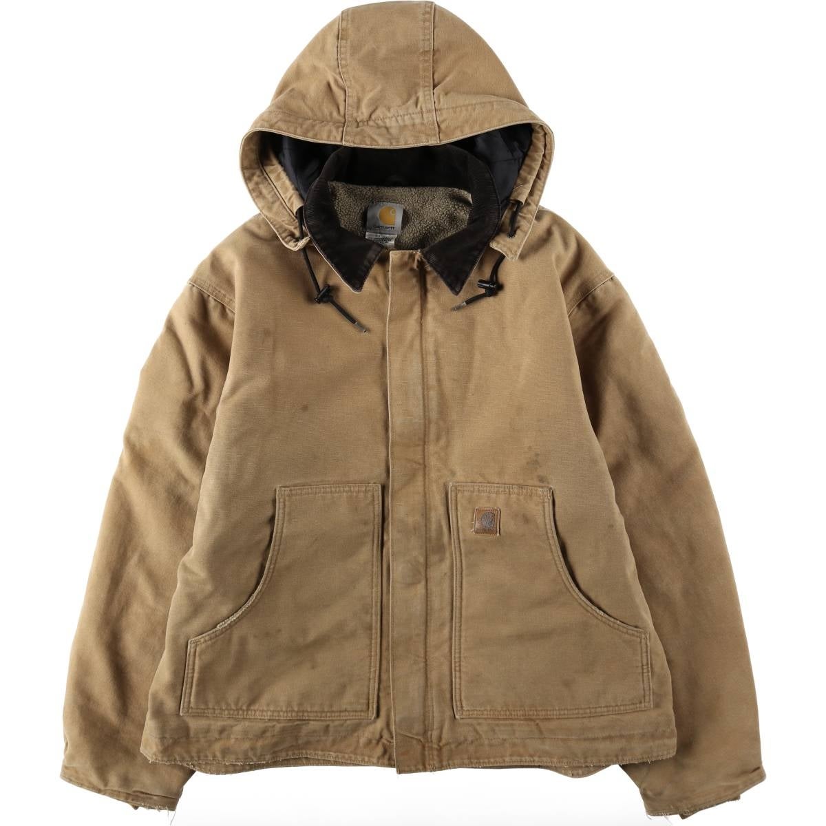 古着 00年代 カーハート Carhartt トラディショナルジャケット フード付き 中綿入り ダックワークジャケット メンズXL相当/eaa651291 古着 00年代 カーハート Carhartt トラディショナルジャケット フード