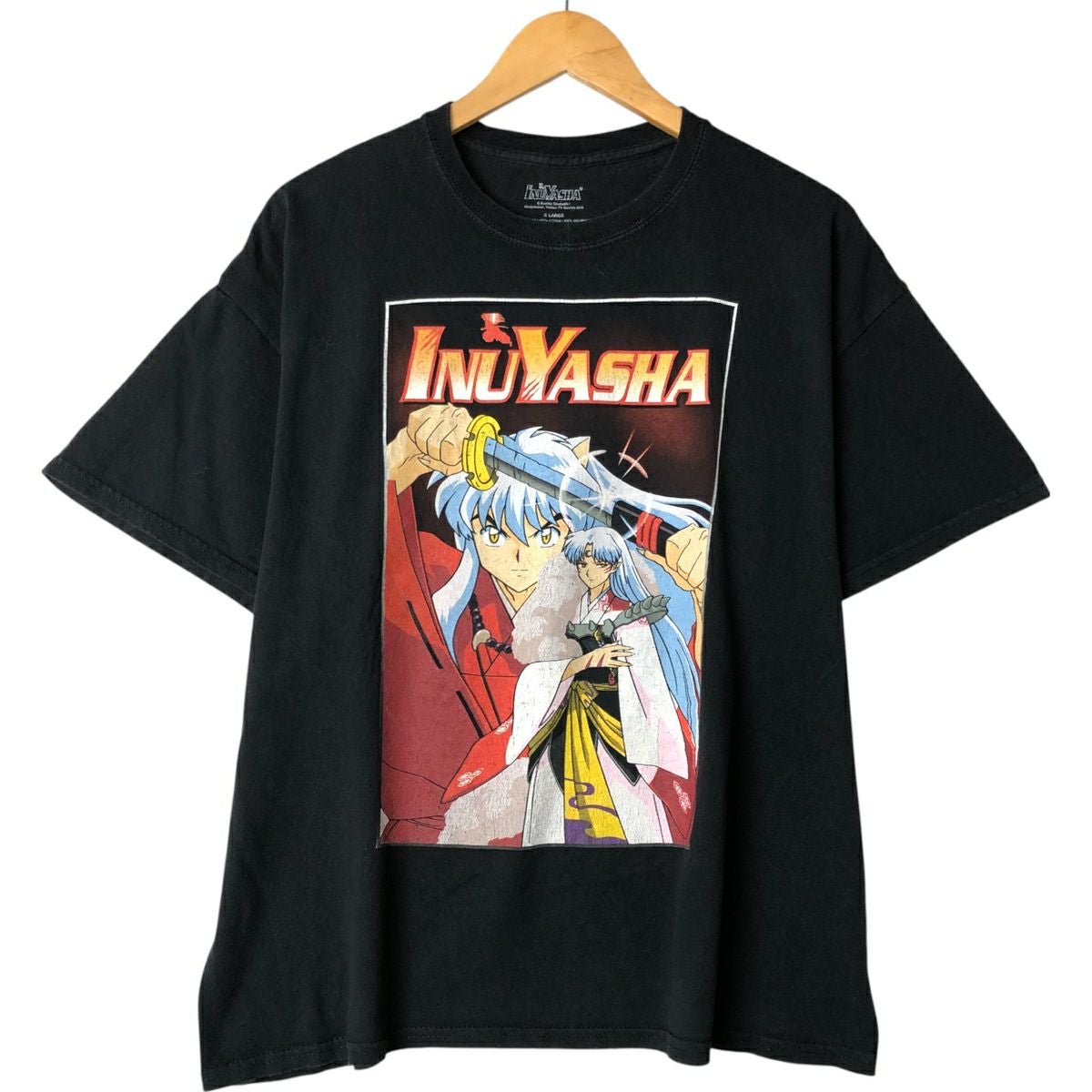 古着 INUYASHA 犬夜叉 殺生丸 アニメ キャラクタープリントTシャツ