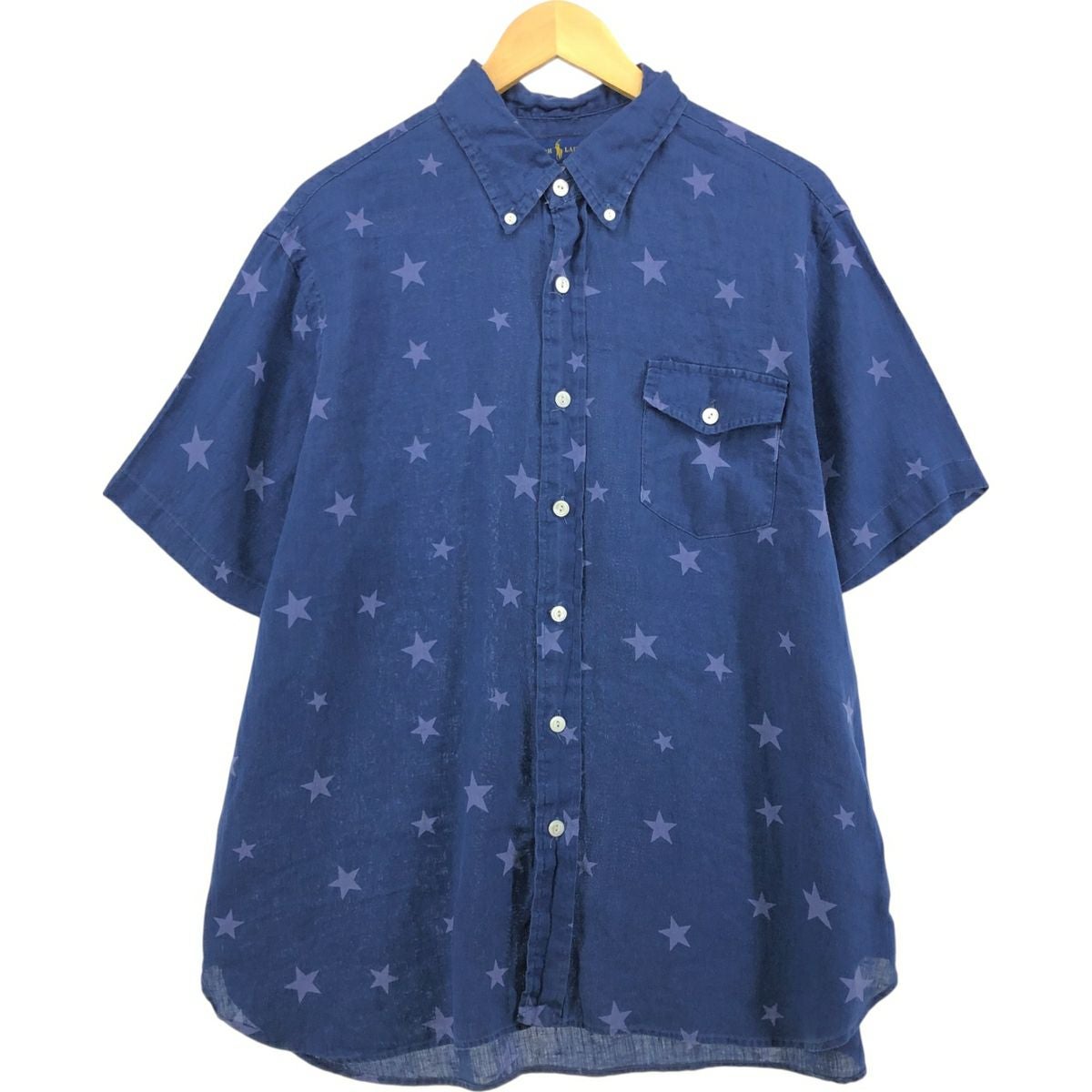 古着 ラルフローレン Ralph Lauren SLIM FIT スリムフィット 五分袖
