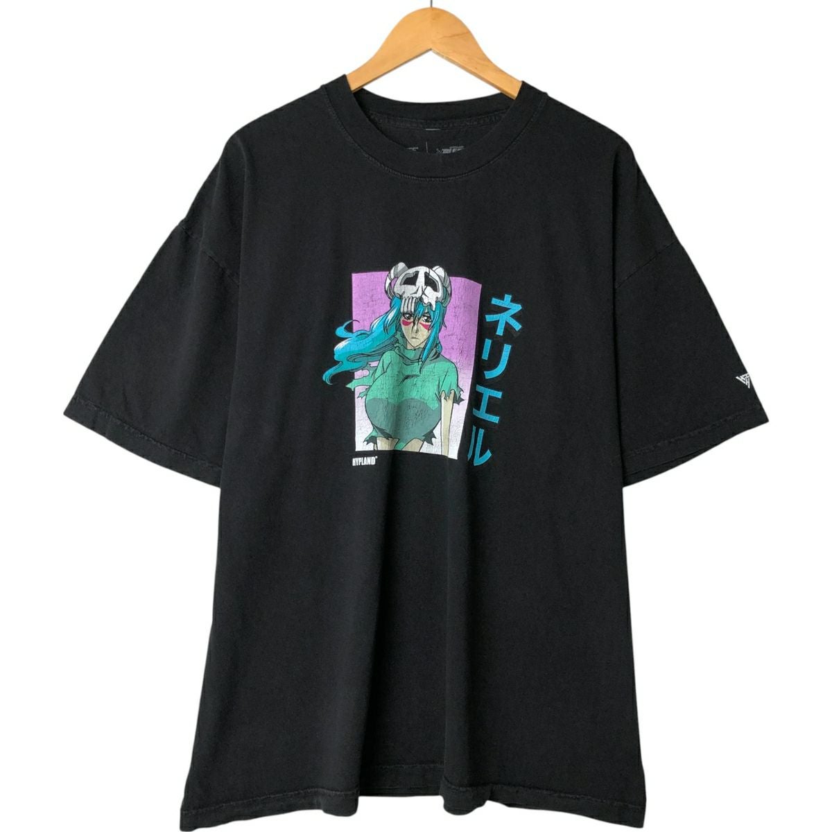古着 BLEACH ブリーチ ネリエル アニメ キャラクタープリントTシャツ