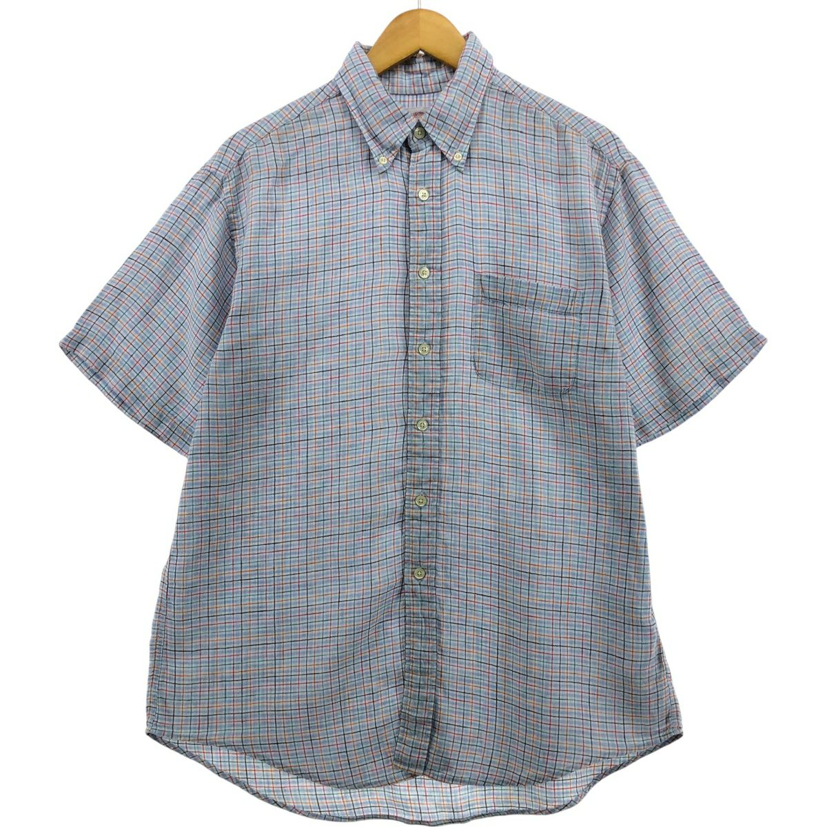古着 ブルックスブラザーズ Brooks Brothers 346 チェック柄 半袖