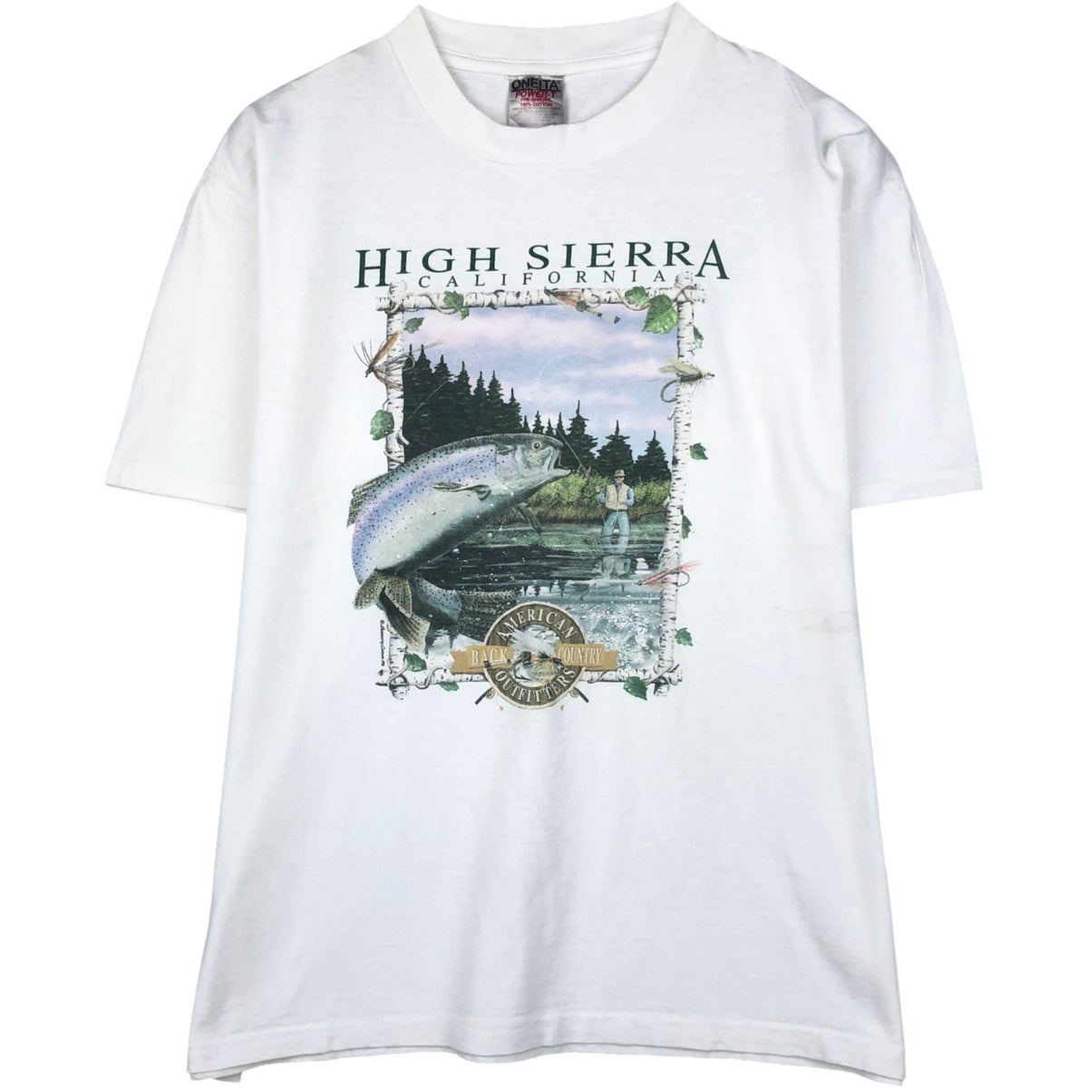 古着 90年代 オニータ ONEITA POWER-T 猫柄 アニマルTシャツ メンズL