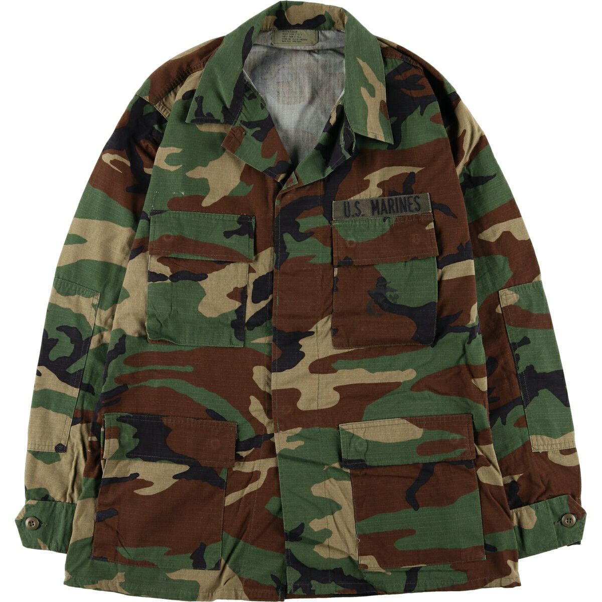 古着 90年代 米軍実品 迷彩柄 ウッドランドカモ ミリタリー BDU