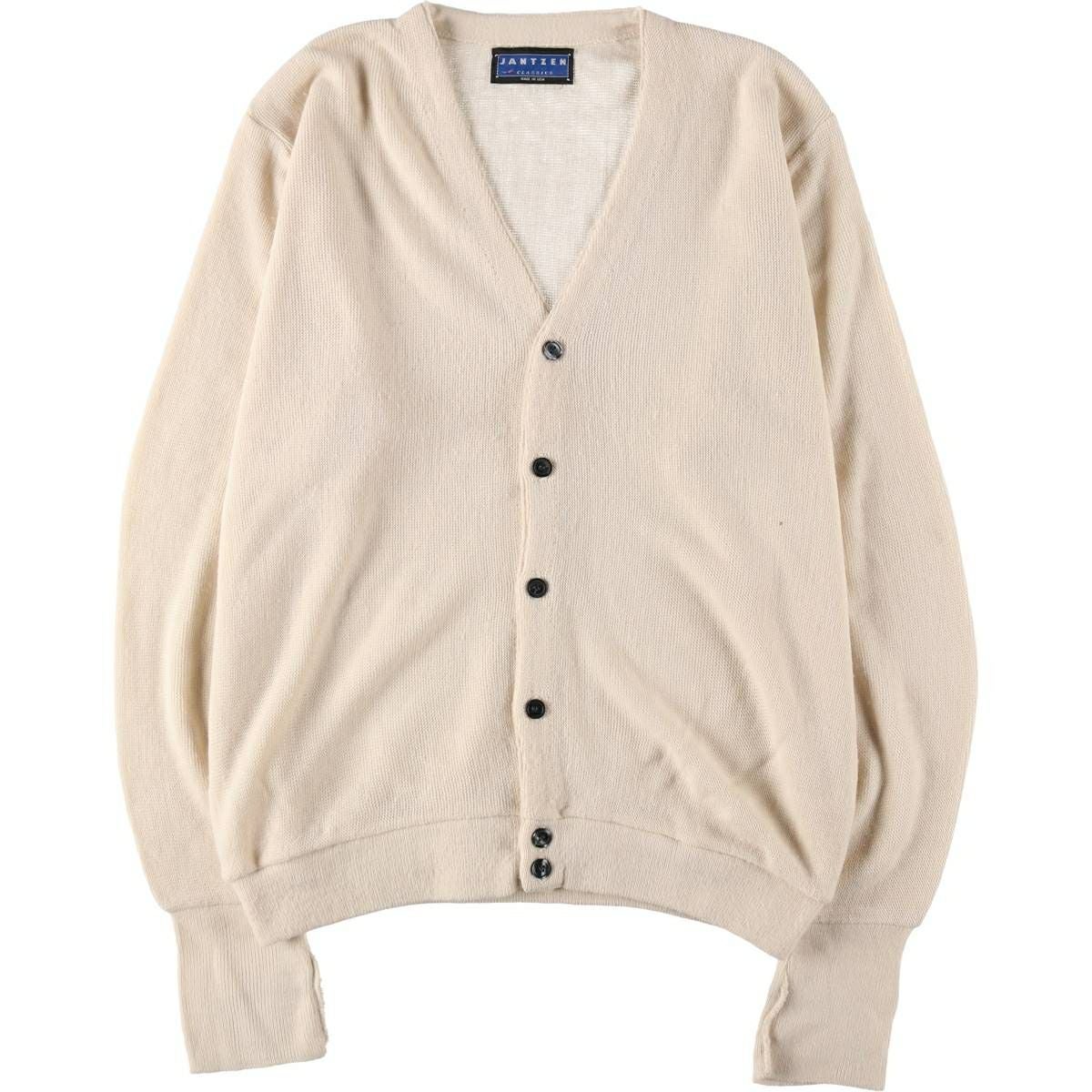 古着 ジャンセン Jantzen CLASSICS アクリルニットカーディガン USA製