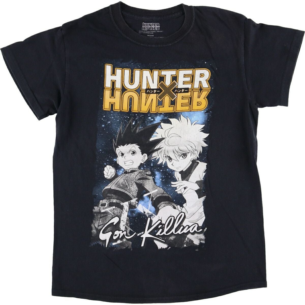 古着 HUNTER×HUNTRE ハンターハンター アニメ キャラクタープリントT