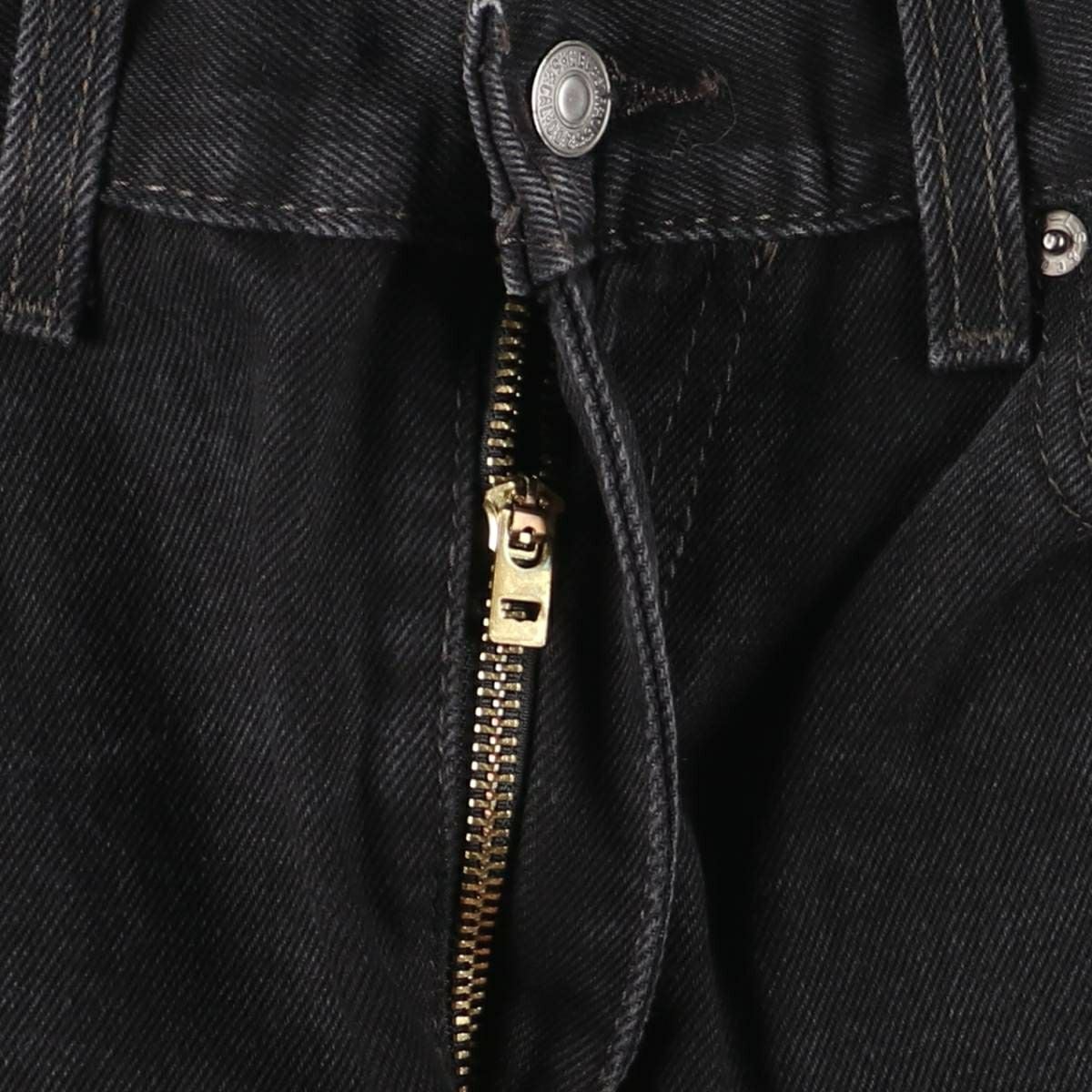 古着 リーバイス Levis 505 ブラックデニム テーパードデニムパンツ