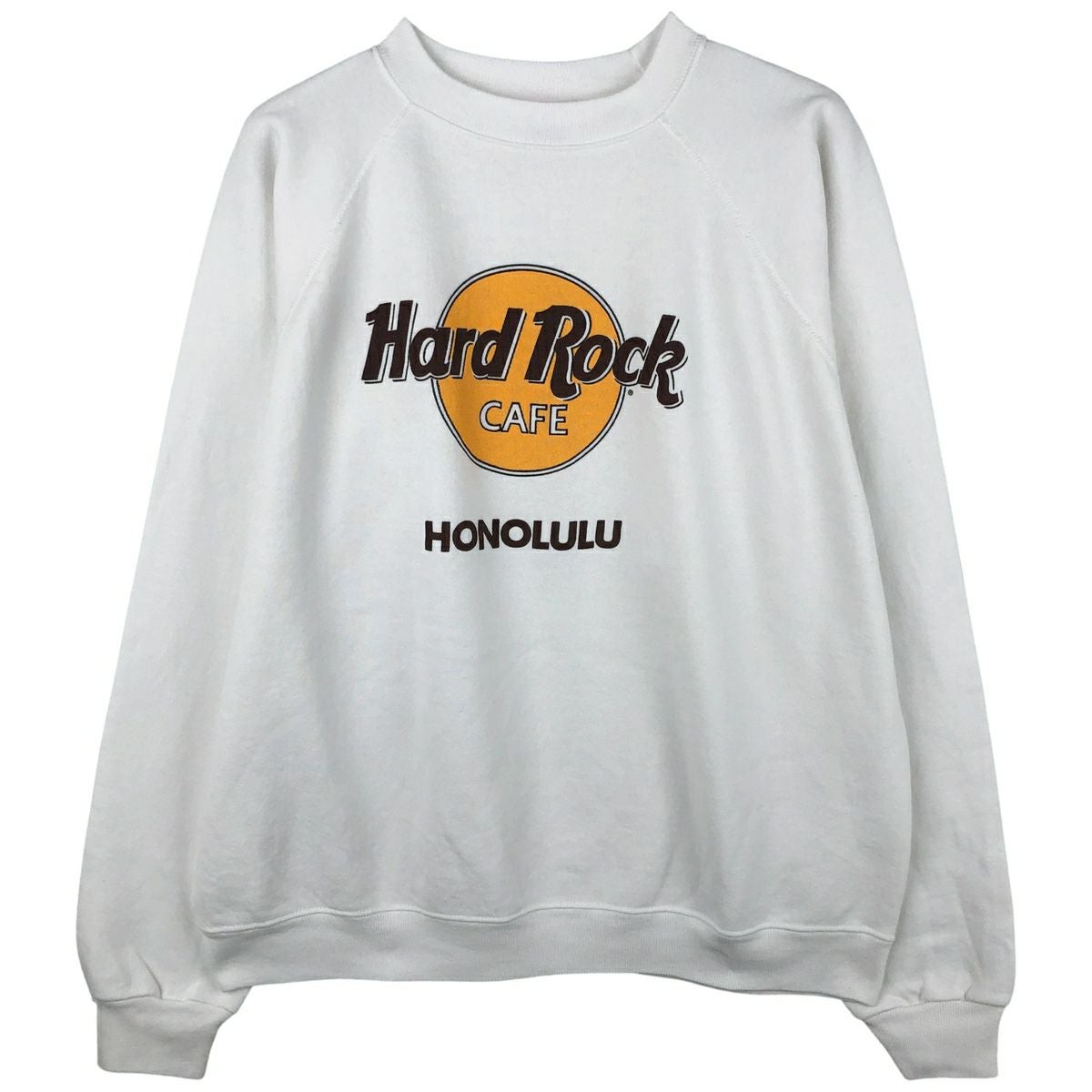 古着 80年代 ヘインズ Hanes HARD ROCK CAFE ハードロックカフェ アドバタイジング スウェットシャツ トレーナー USA製 メンズXL相当 ヴィンテージ/eaa604604 古着 80年代 ヘインズ Hanes HARD ROCK CAFE ハードロックカフェ