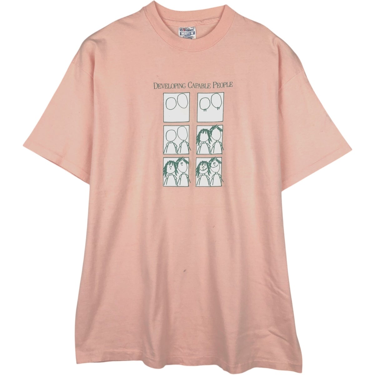 古着 90年代 ヘインズ Hanes BEEFY-T 青タグ 魚柄 アニマルTシャツ USA