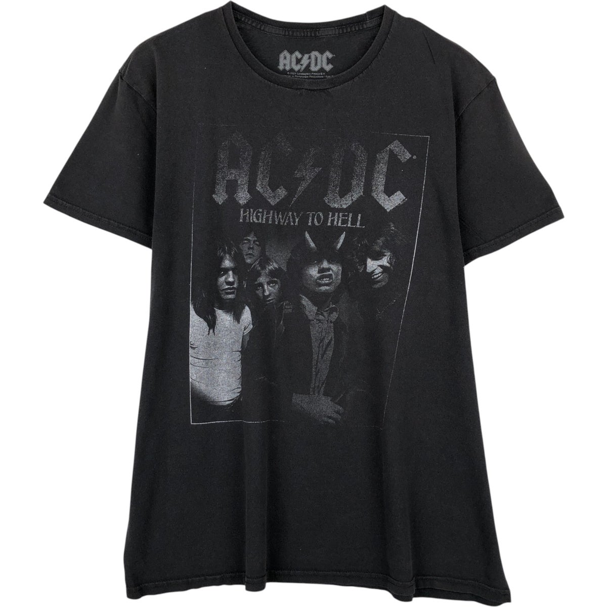 古着 AC/DC エーシーディーシー オールオーバープリント バンドTシャツ
