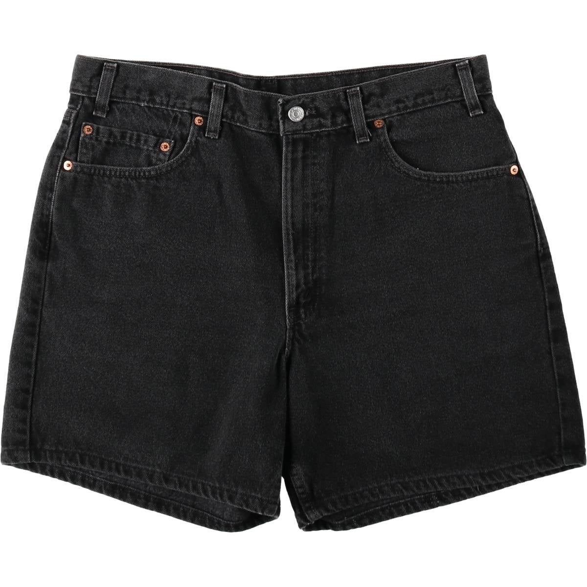 古着 00年代 リーバイス Levis 550 RELAXED FIT ブラックデニム