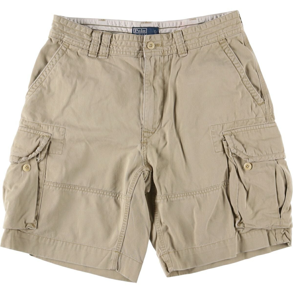 Polo Ralph Lauren カーゴハーフパンツ　カーゴショーツ　ベージュ 古着 ラルフローレン Ralph Lauren POLO by Ralph Lauren カーゴ