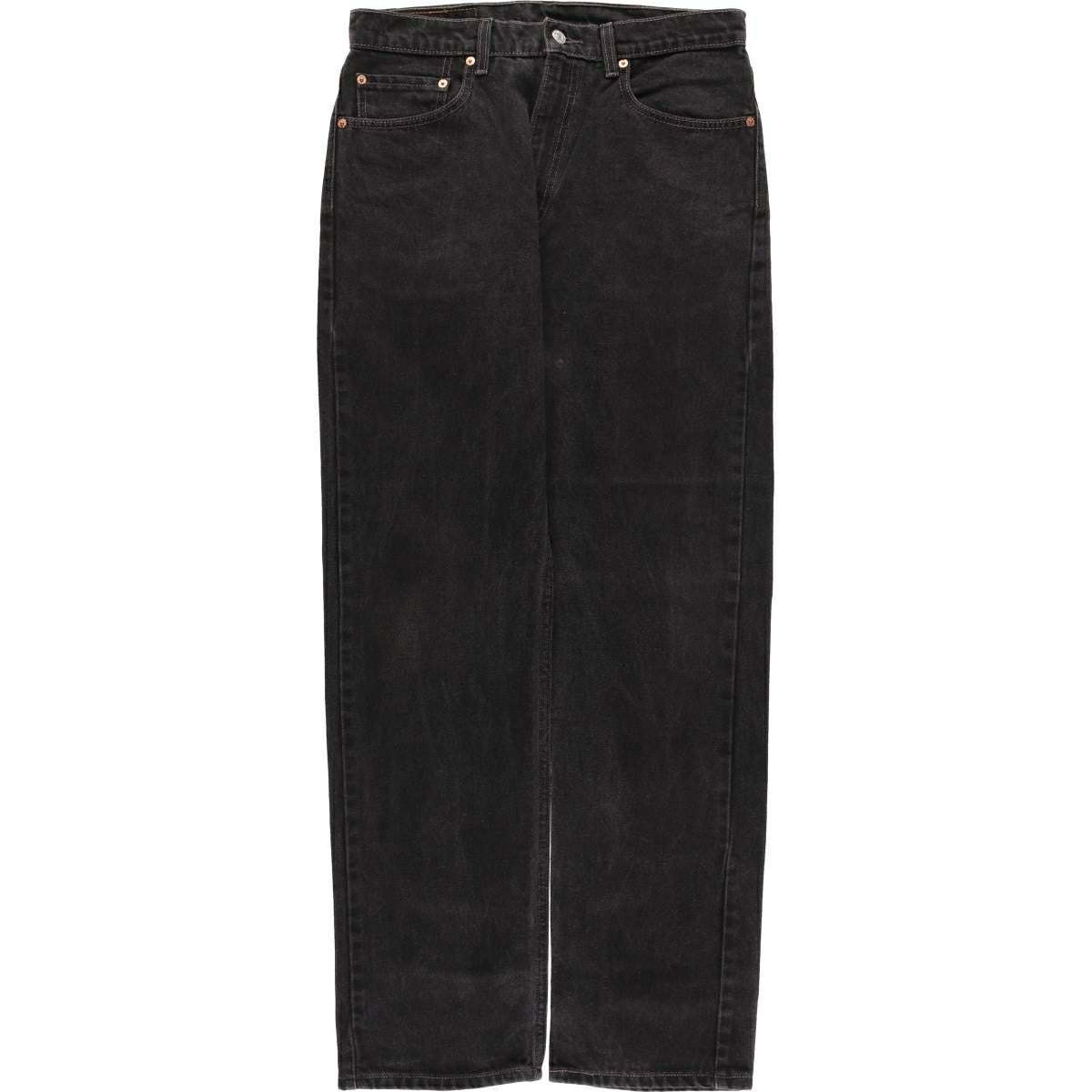 古着 90年代 リーバイス Levis 505 ブラックデニム テーパードデニム