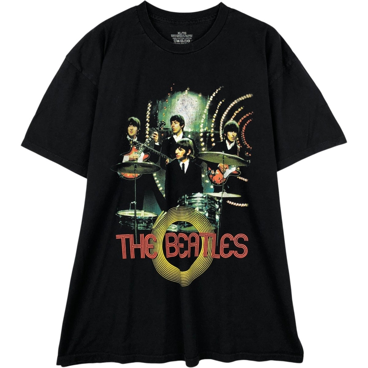 古着 THE BEATLES ビートルズ バンドTシャツ バンT メンズXL相当