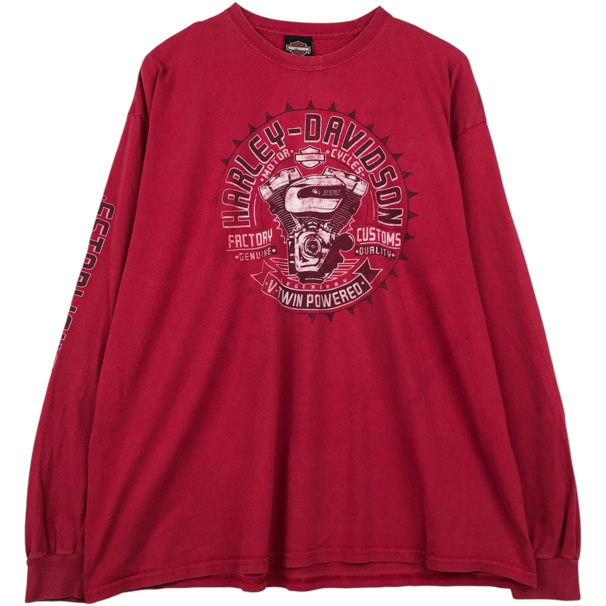古着 ハーレーダビッドソン Harley-Davidson モーターサイクル ロングT