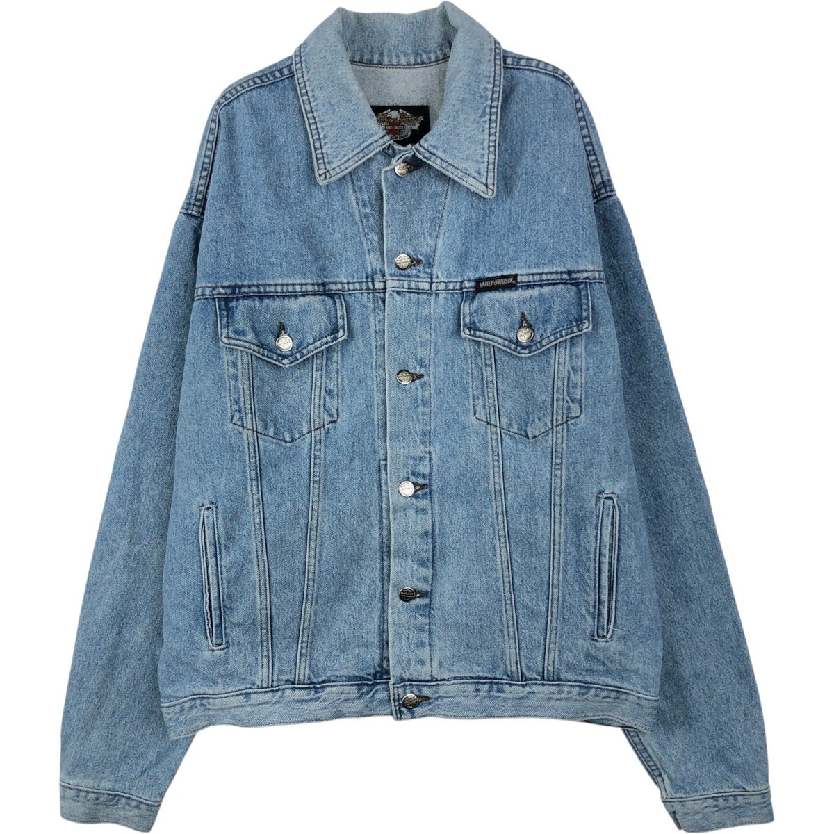 古着 00年代 ハーレーダビッドソン Harley-Davidson バックロゴ デニム