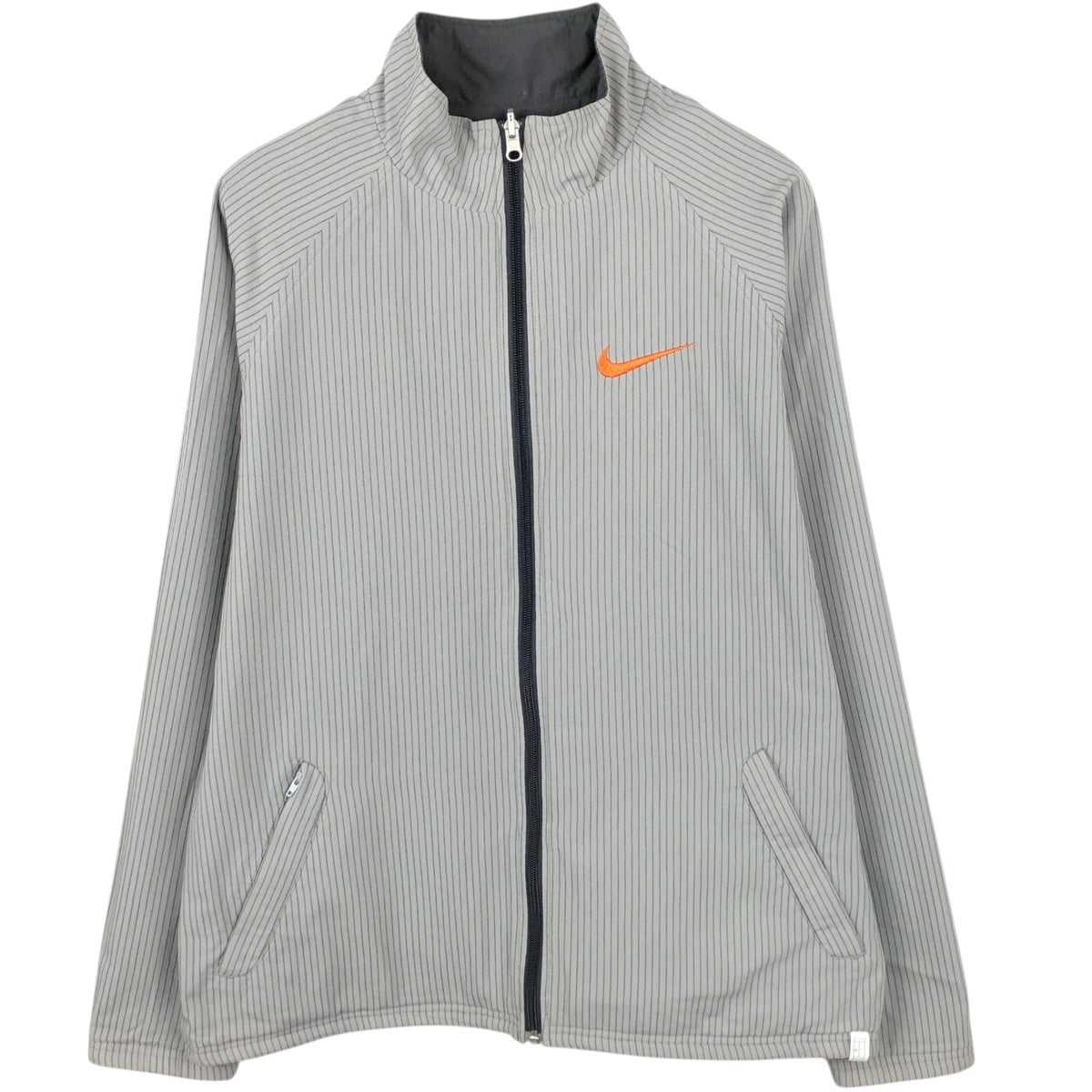 古着 ナイキ NIKE ストライプ柄 ウインドブレーカー メンズM相当