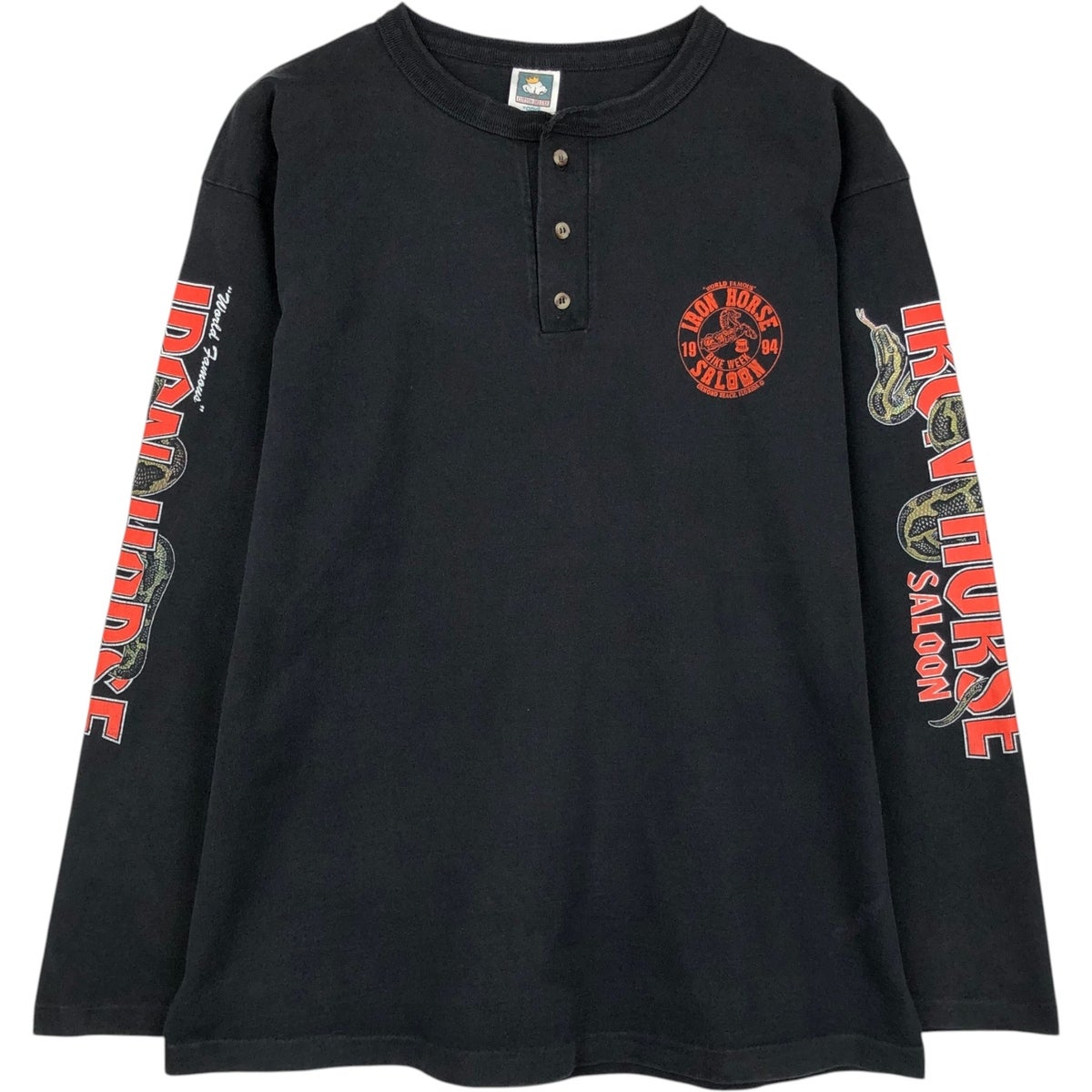 古着 エド ハーディー Ed Hardy ドクロ柄 スカル柄 ロングTシャツ ロン