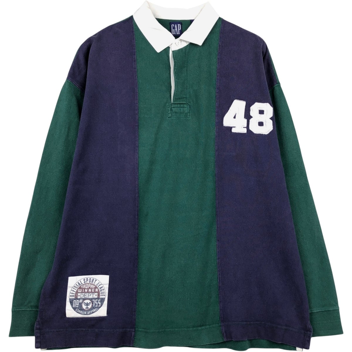 古着 90年代 ギャップ GAP オールドギャップ 長袖 ラガーシャツ メンズ