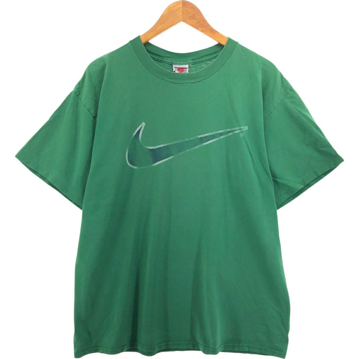 古着 90年代 ナイキ NIKE 銀タグ ロゴプリントTシャツ USA製 メンズXL