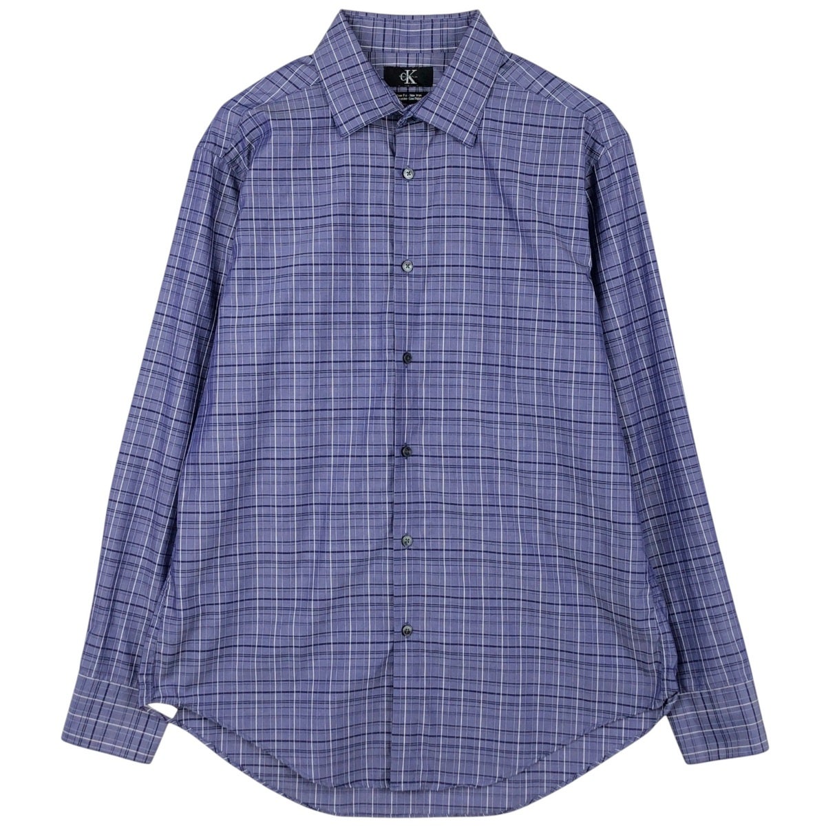 古着 カルバンクライン Calvin klein Slim Fit Stretch ワイドカラー