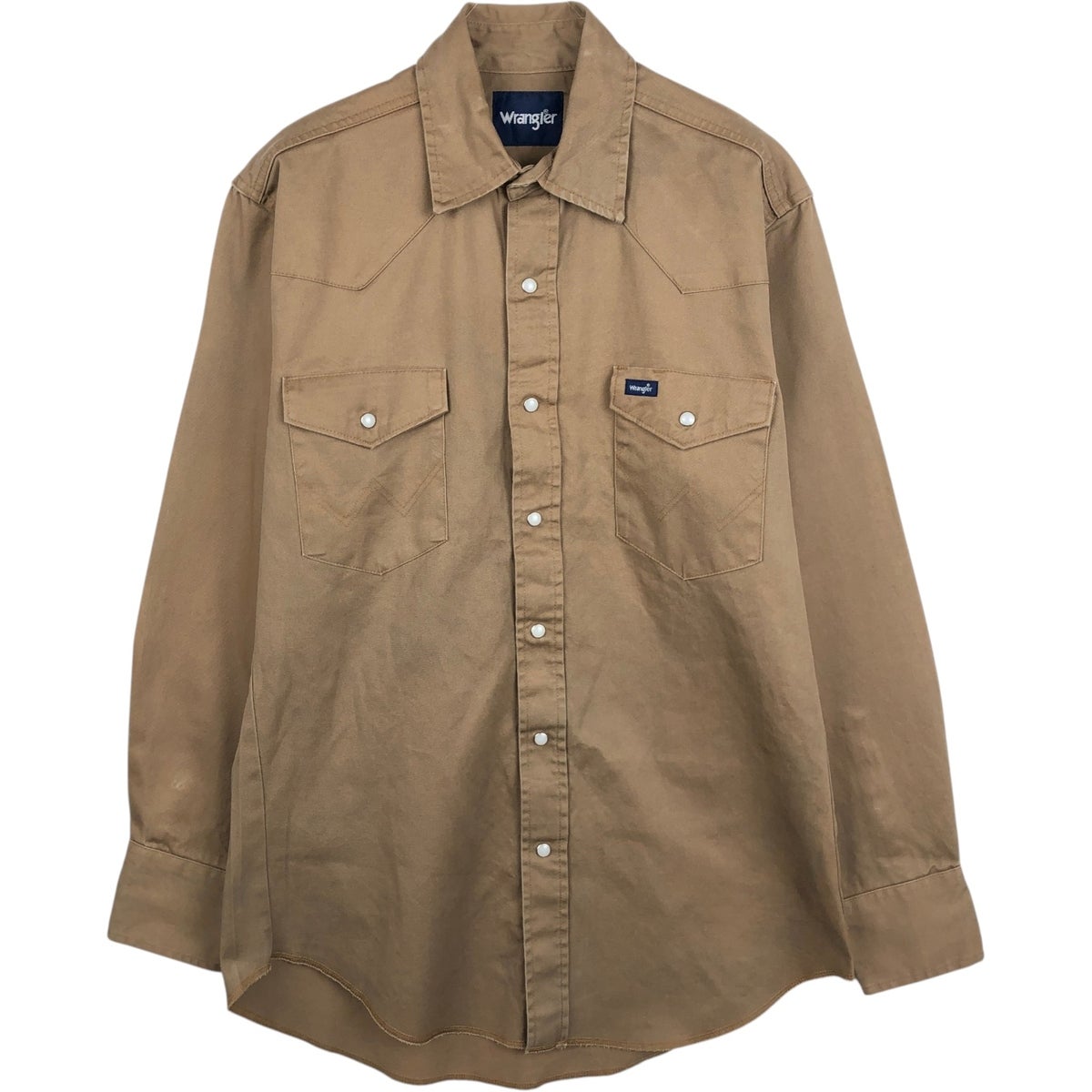 古着 ラングラー Wrangler オンブレチェック 半袖 ウエスタンシャツ