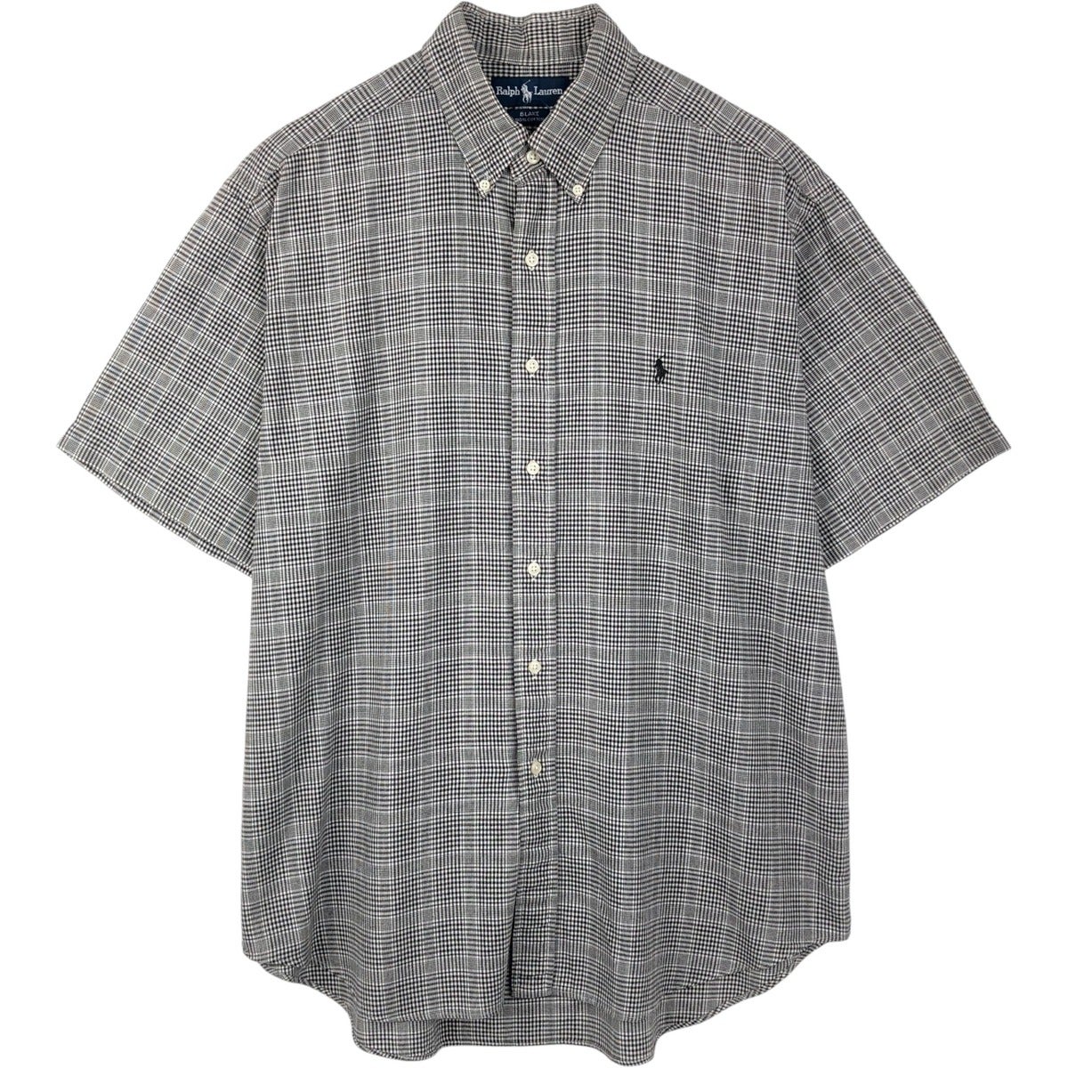 古着 ラルフローレン Ralph Lauren BLAKE 半袖 ボタンダウン チェック